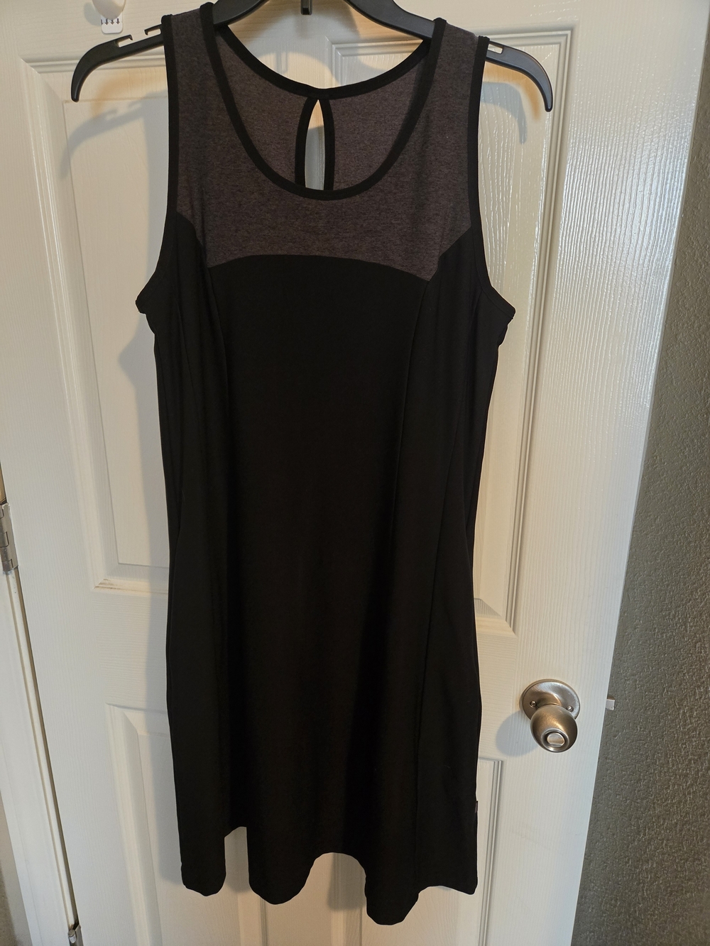 Mondetta Gray and Black Performance Dress